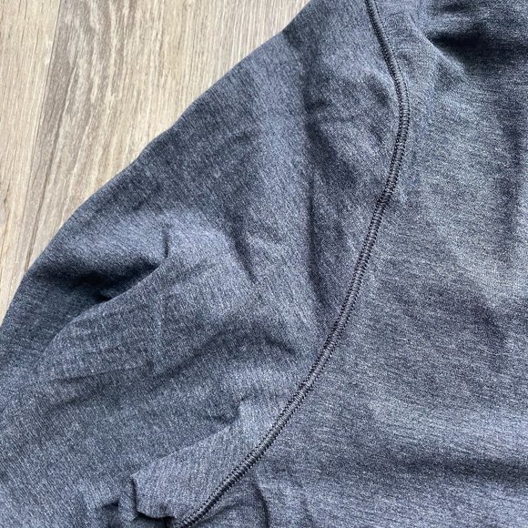 Dark Gray Lululemon Long Sleeve Henley - Picture 5 of 5